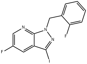 5-fluoro-1-(2-fluorobenzil)-3-iodo-1H-pirazolo[3,4-b]piridina