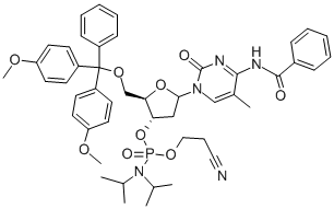5'-O-(4,4'-DIMETOXITRITIL)-5-METIL-N4-BENZOIL-2'-DESOXICITIDINA-3'-(2-CIANOETIL-N,N-DIISOPROPIL)FOSFORAMIDITA
