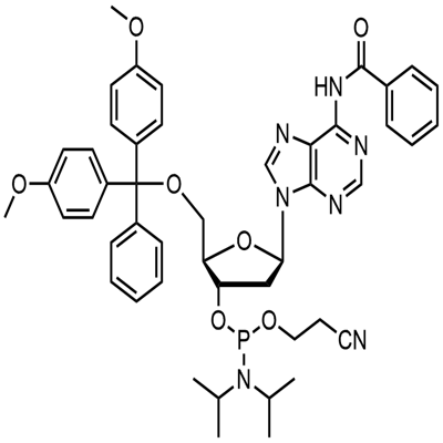 5'-O-(4,4'-Dimetoxitritil)-N6-benzoil-2'-desoxiadenosina-3'-(2-cianoetil-N,N-diisopropil)fosforamidita
