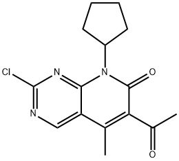 6-acetil-2-cloro-8-ciclopentil-5-metilpirido[2,3-d]pirimidin-7(8H)-ona