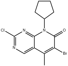 6-broMo-2-cloro-8-ciclopentil-5-Metilpirido[2,3-d]piriMidin-7(8H)-ona