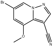 6-bromo-4-metoxipirazolo[1,5-a]piridina-3-carbonitrila