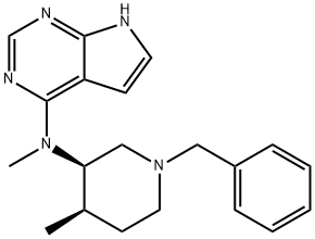 7H-Pirrolo[2,3-d]piriMidin-4-aMina, N-Metil-N-[(3R,4R)-4-Metil-1-(fenilMetil)-3-piperidinil]