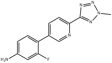 Benzenamina, 3-fluoro-4-[6-(2-metil-2H-tetrazol-5-il)-3-piridinil]-