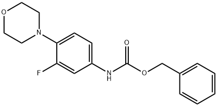 éster benzílico ácido 3-fluoro-4-morfolin-4-ilfenil)carbâmico