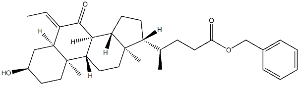 Ácido colan-24-óico, 6-etilideno-3-hidroxi-7-oxo-, éster fenilmetílico, (3α,5β)-