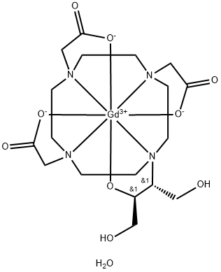 Gadolínio, [10-[2-(hidroxi-kO)-3-hidroxi-1-(hidroximetil)propil]-1,4,7,10-tetraazaciclododecano-1,4,7-triacetato(3-)-kN1, kN4,kN7,kN10,kO1,kO4,kO7]-,monohidrato,[SA-8-1425362'5'-(R*,S*)]- (9CI)