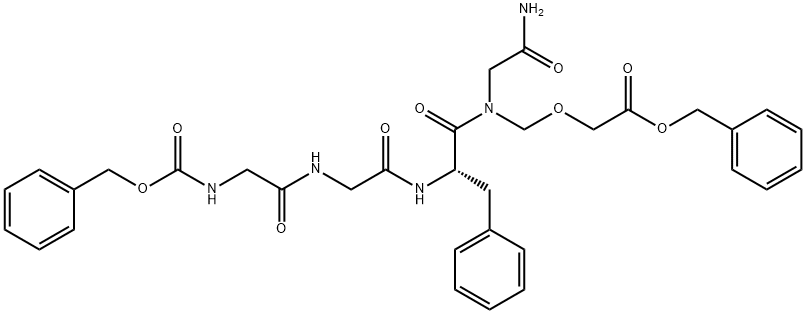Glicinamida,N-[(fenilmetoxi)carbonil]glicilglicil-L-fenilalanil-N-[[2-(fenilmetoxi)-2-oxoetoxi]metil]-