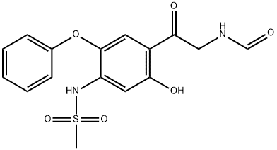MetanossulfonaMida, N-[4-[2-(forMylaMino)acetil]-5-hidroxi-2-fenoxifenil]-
