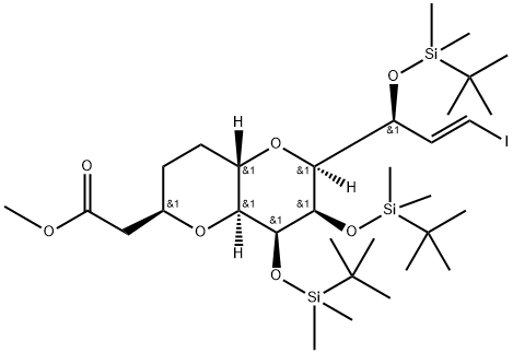 Metil 2-((2R,4aS,6S,7R,8S,8aS)-7,8-bis((terc-butildimetilsilil)oxi)-6-((S,E)-1-((terc-butildimetilsilil)oxi )-3-iodoalil)octa-hidropirano[3,2-b]piran-2-il)acetato