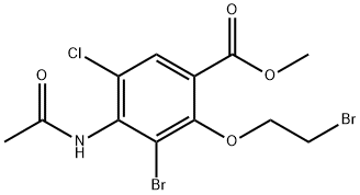 4-(acetilMino)-3-broMo-2-(2-broMoetoxi)-5-clorobenzoato de metila