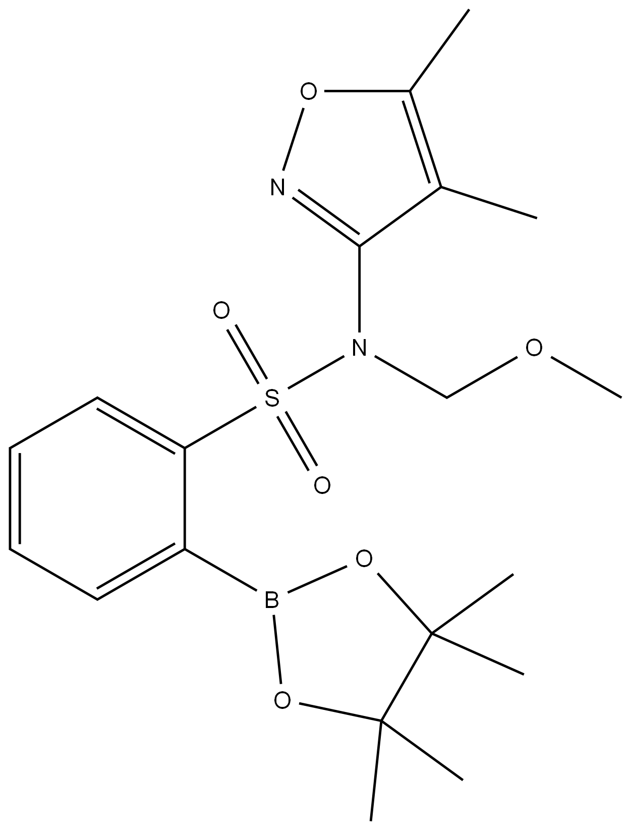 N-(4,5-dimetilisoxazol-3-il)-N-(metoximetil)-2-(4,4,5,5-tetrametil-1,3,2-dioxaborolan-2-il)benzenossulfonamida