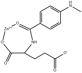 Sal de zinco do ácido N-[4-(Metilamino)benzoil]-L-glutâmico