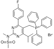 Fosfônio, [[4-(4-fluorofenil)-6-(1-metiletil)-2-[metil(metilsulfonil)amino]-5-pirimidinil]me