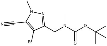 terc-butil((4-bromo-5-ciano-1-metil-1H-pirazol-3-il)metil)(metil)carbamato