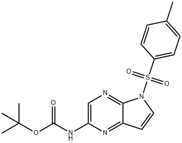 terc-butil 5-tosil-5H-pirrolo[2,3-b]pirazin-2-ilcarbamato